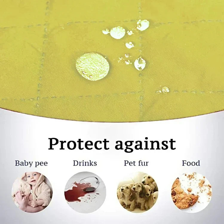 100% Waterproof Quilted Sofa Covers-Skin