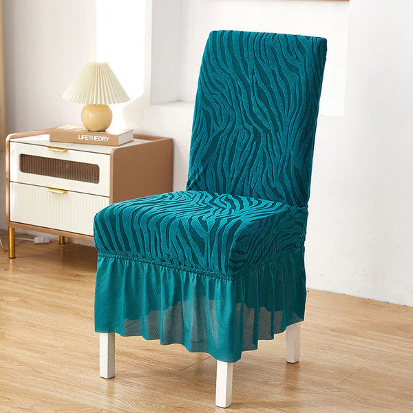 Premium Zebra Velvet Chair Cover