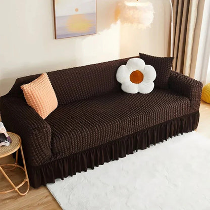 Turkish Bubble Sofa Covers-Brown