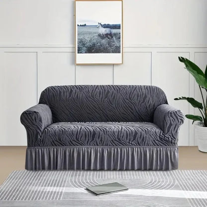 Velvet Stuff Zebra Style Sofa Cover-Skin