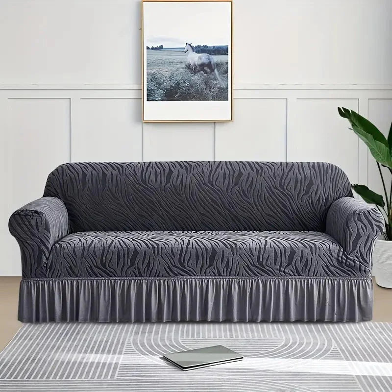 Velvet Stuff Zebra Style Sofa Cover-Skin