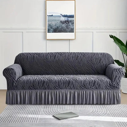 Velvet Stuff Zebra Style Sofa Cover-Skin
