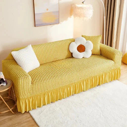 Turkish Bubble Sofa Covers-Yellow