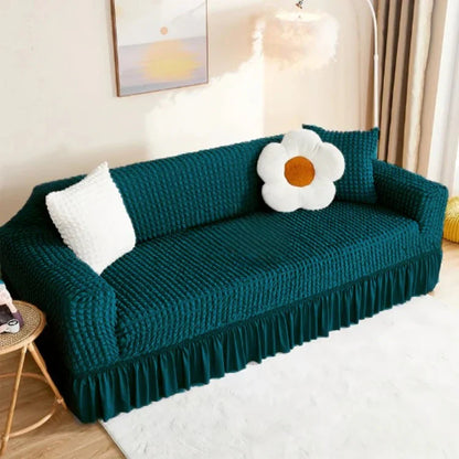 Turkish Bubble Sofa Covers-Zinc